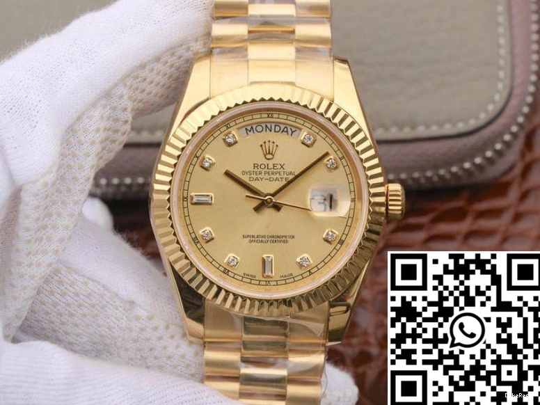 18K Dial EW Factory Gold 40MM II Rolex Yellow Day-Date 218238 1029
